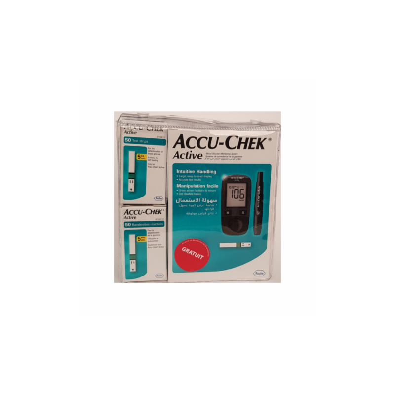 COFFRET ACCU-CHEK ACTIVE 110 BAND LECTEUR