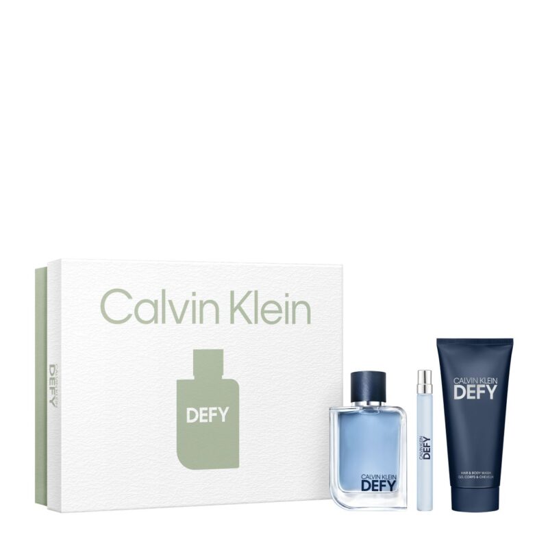 Calvin Klein – Defy Eau De Toilette 100Ml   10Ml   Gel Douche – Homme