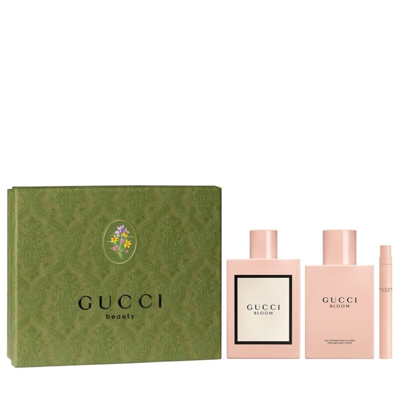 GUCCI – Coffret Bloom Eau de Parfum 100Ml  Lait corps  Format Voyage 10ML
