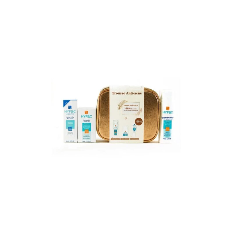 TROUSSE HYFAC ANTI-ACNE GEL NETT SOIN GLOB MEN CR RICHE