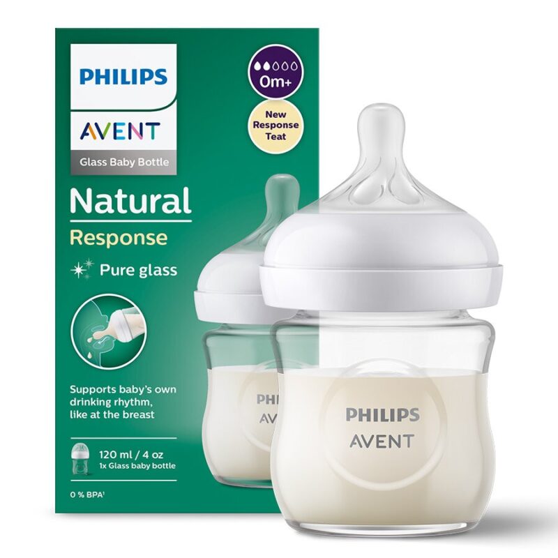 AVENT BIB EN VERRE NATURAL 0M  120ML SCY.930 01