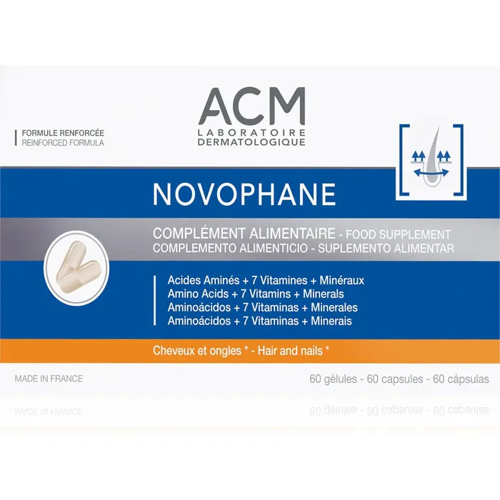 ACM NOVOPHANE ONGLES & CHEVEUX 60 GELULES